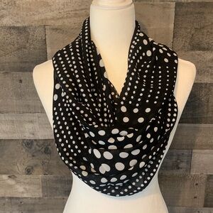 Lane Bryant Polka Dot Infinity Scarf